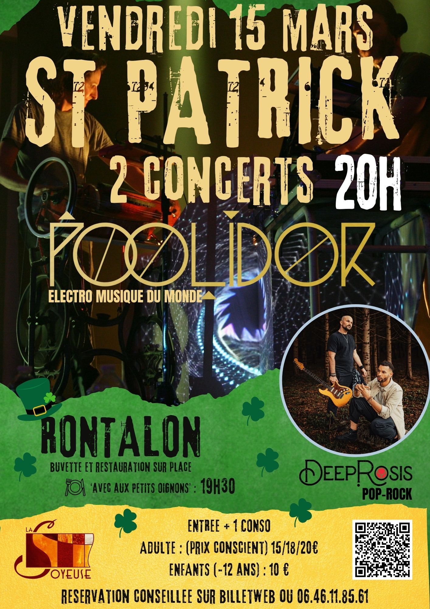 Concert Saint Patrick Vendredi 15 mars